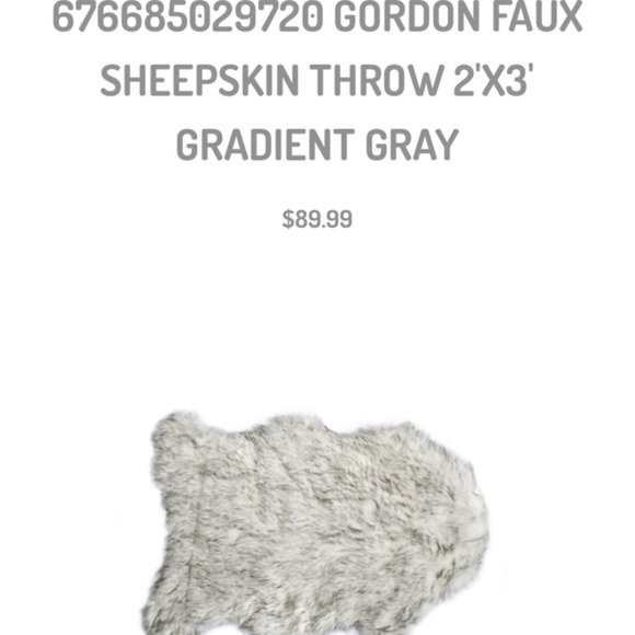 NEW LUXE faux fur rug - Picture 6 of 6